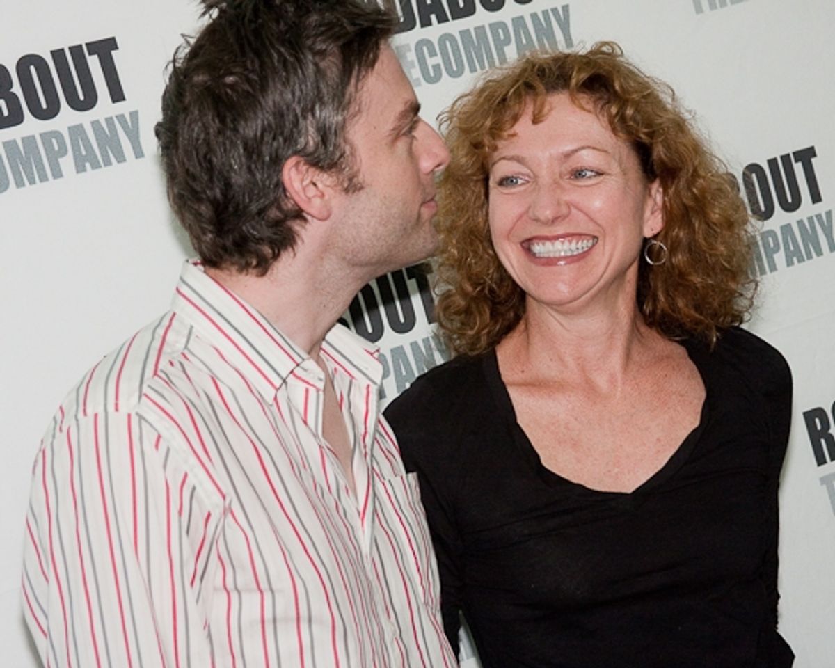 Justin Kirk and Julie White at 