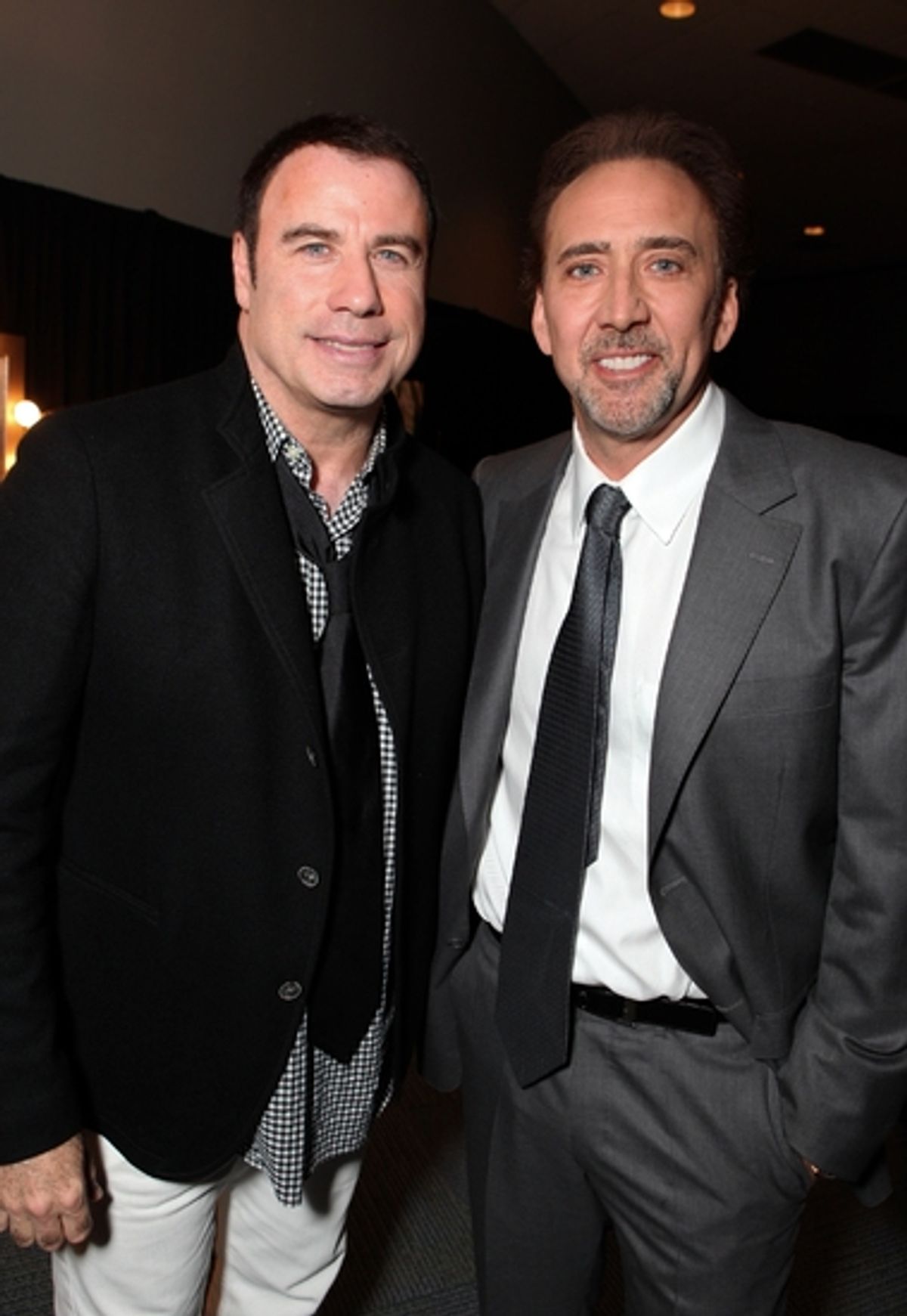 John Travolta and Nicolas Cage at 