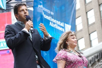 Tim Tompkins, president of The Times Square Alliance and Charlotte St. Martin, Execut Photo