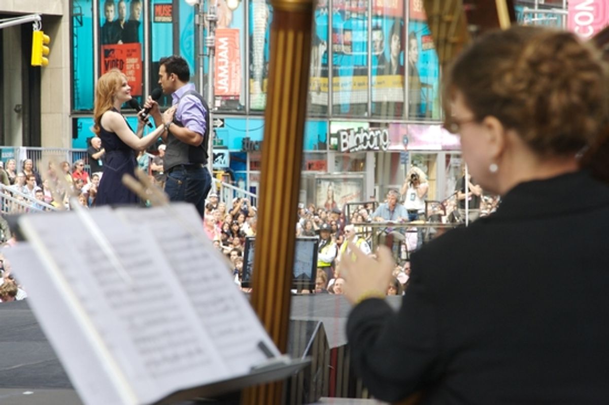 Kate Baldwin and Cheyenne Jackson perform 'Old Devil Moon' from Finian's Rainbow  at 