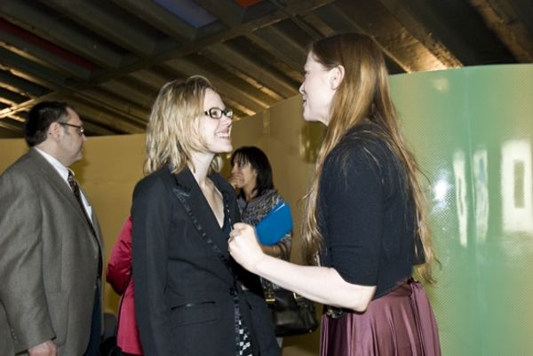 Erin Hill with friend Alison Pill
 Photo