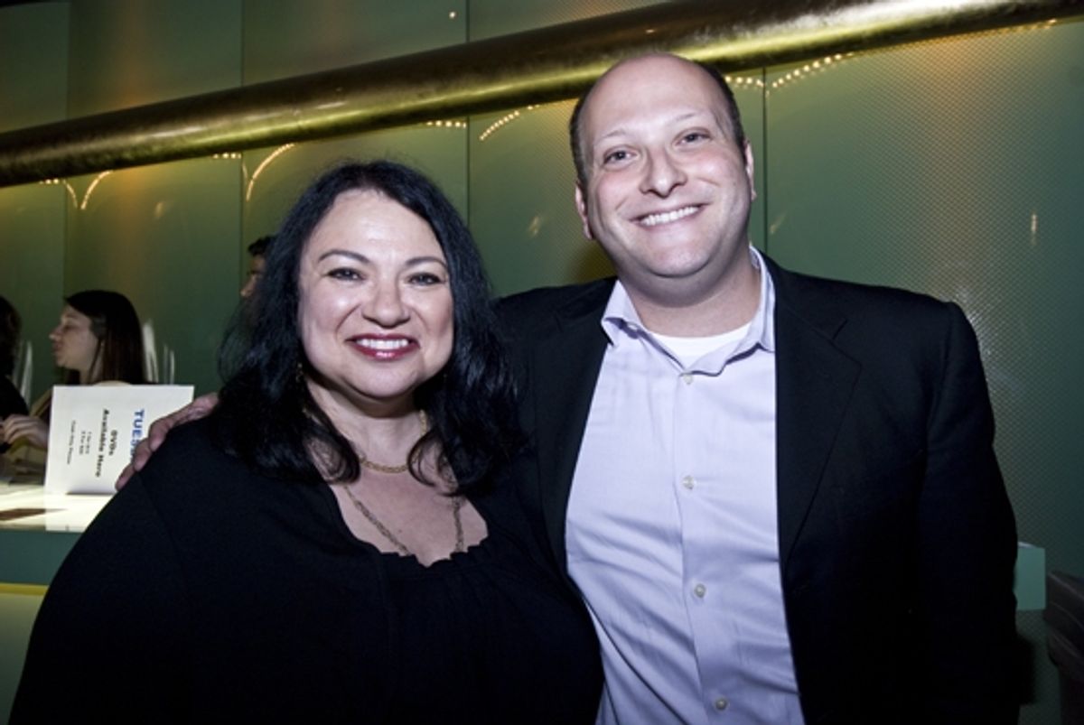 Clear Blue Tuesday Associate Producer Julie Miller and NYMF Executive Director and Producer Isaac Robert Hurwitz at 