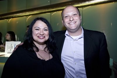 Clear Blue Tuesday Associate Producer Julie Miller and NYMF Executive Director and Pr Photo