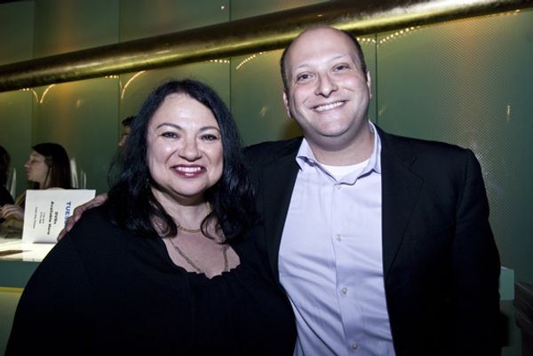Clear Blue Tuesday Associate Producer Julie Miller and NYMF Executive Director and Pr Photo