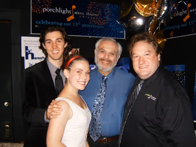 Sean Kelly, Emma Rosenthal, William F. Raffeld and L. Walter Stearns Photo