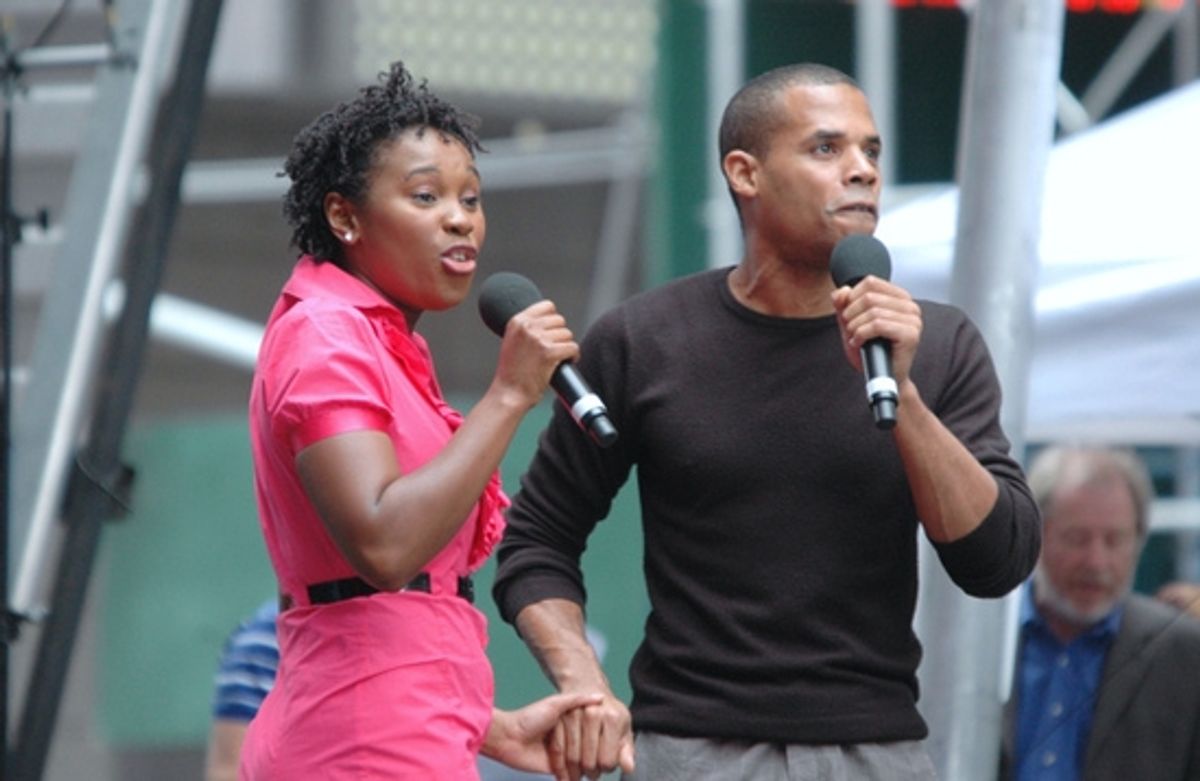 Ta'Rea Campbell from the cast of The Lion King at 