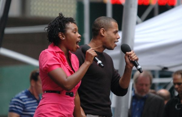 Ta'Rea Campbell from the cast of The Lion King Photo