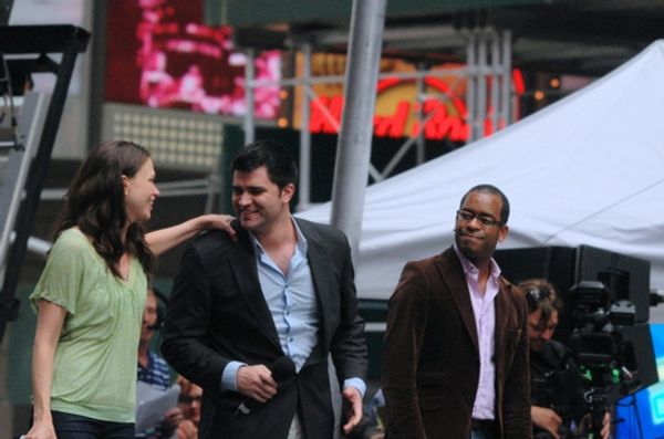Sutton Foster, Ben Campbell and Daniel Breaker Photo