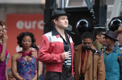 Chad Kimball and the cast of Memphis Photo
