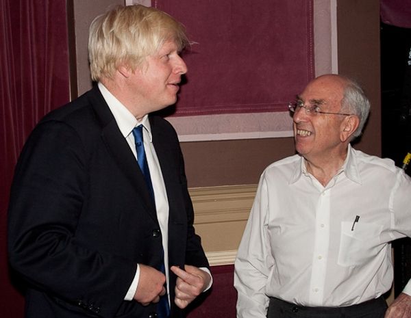 Boris Johnson and Aubrey Reuben Photo
