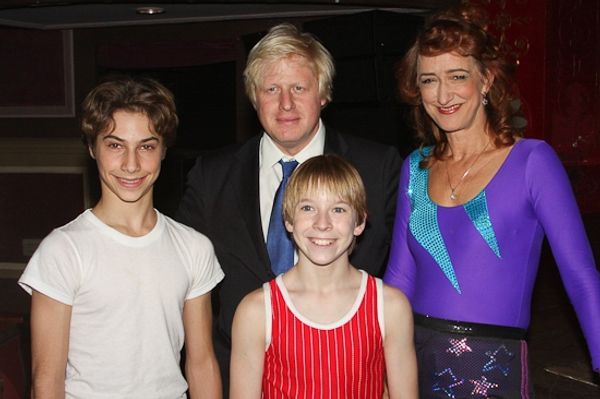 Kiril Kulish, Boris Johnson, Tommy Batchelor and Haydn Gwynne Photo