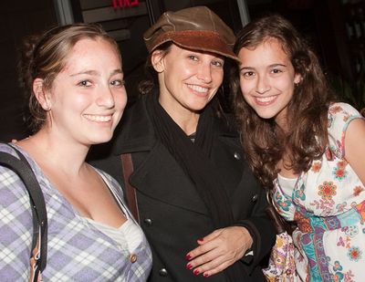 Tracy Goldberg, Gina Gershon, and Sophie Hirsh Photo