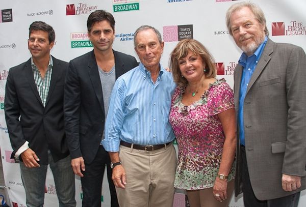 Tim Tompkins, John Stamos, Mayor Michael Bloomberg, Charlotte St. Martin and Michael  Photo