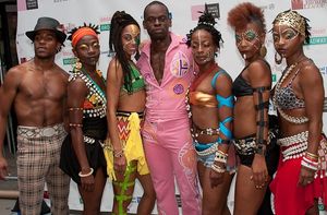 Sahr Nguajah and the cast of FELA! @ BroadwayWorld Sahr Nguajah and the cast of FELA! Photo