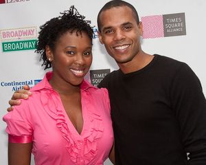 Ta'Rea Campbell and Joel Karie @ BroadwayWorld Ta'Rea Campbell and Joel Karie Photo