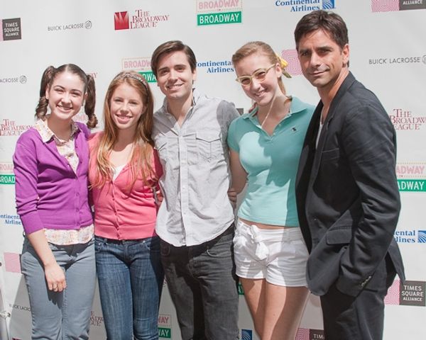 Allison Strong, Allie Trimm, Matt Doyle, Julia Knitel and John Stamos Photo