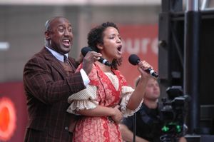 Quentin Earl Darrington and Stephanie Umoh-Ragtime Photo