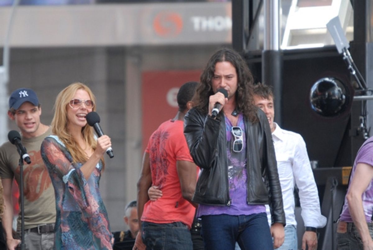 Kerry Butler and Constantine Maroulis-Rock of Ages at 