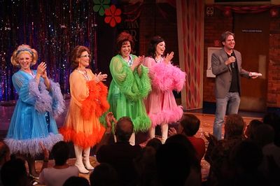 Kirsten Bracken, Misty Cotton, Lindsay Mendez, Christina DeCicco, and David Elzer Photo