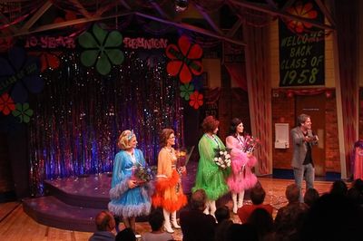 Kirsten Bracken, Misty Cotton, Lindsay Mendez, Christina DeCicco, and David Elzer Photo