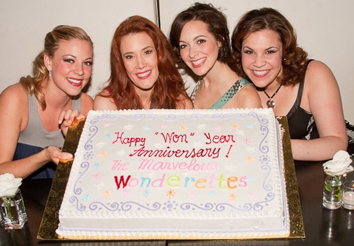 Kirsten Bracken, Misty Cotton, Christina DeCicco and Lindsay Mendez at 