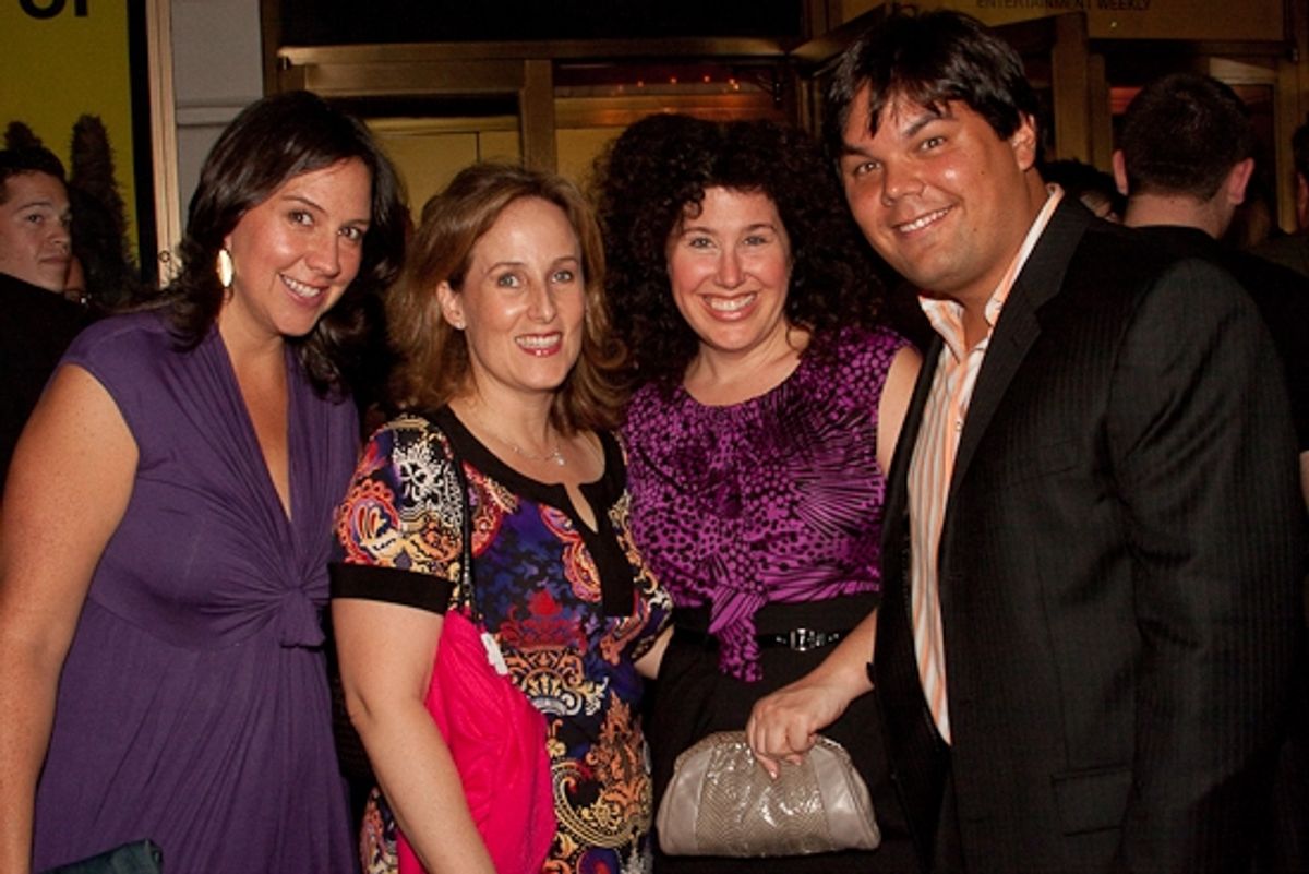  Kristen Anderson-Lopez, Marcy Heisler and Zina Goldrich and Bobby Lopez at 