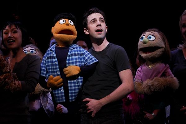 Minglie Chen, Rob McClure and Anika Larsen
 Photo