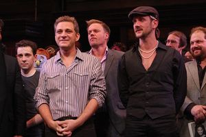 Rob McClure, Jeff Marx, Jason Moore, Jeff Whitty and Jordan Gelber Photo