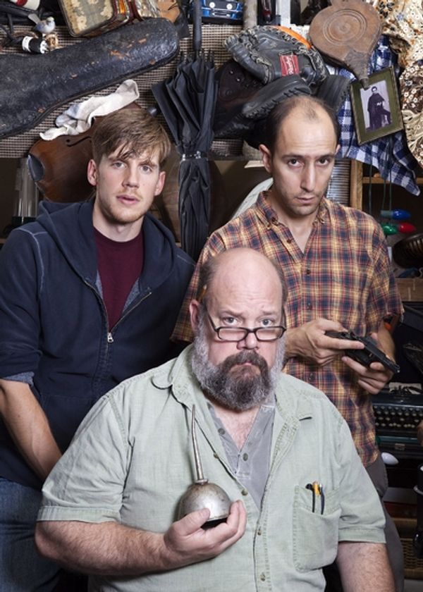 Zachary Spicer,  Andrew Benator  and John Ahlin (seated)   Photo