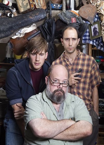 Zachary Spicer,  Andrew Benator  and John Ahlin (seated)   Photo