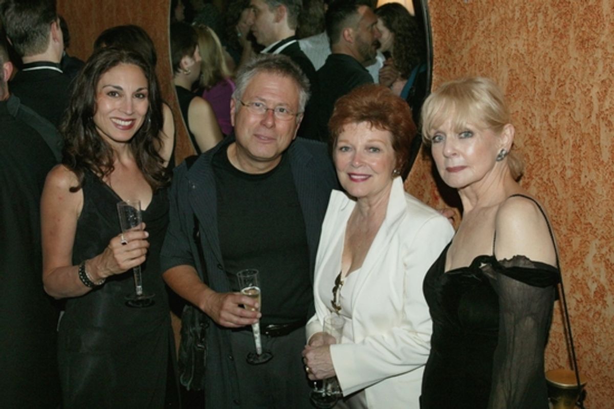 Host Valerie Smaldone, Alan Menken, Anita Gillette, Penny Fuller at 