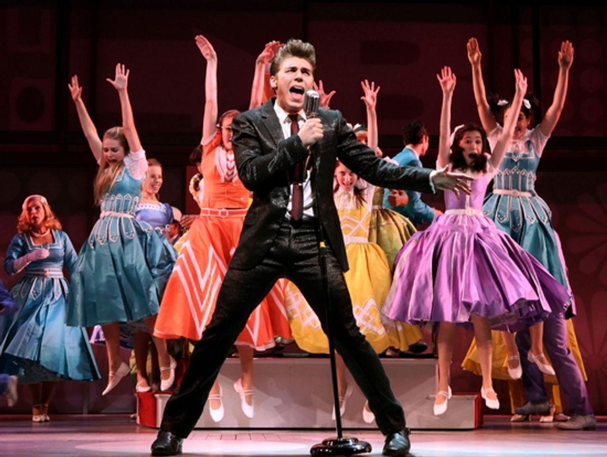 Nolan Gerard Funk & Bye Bye Birdie Cast Members at 