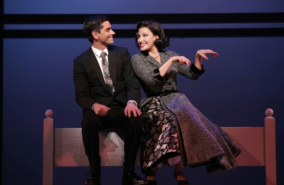 John Stamos and Gina Gershon at 