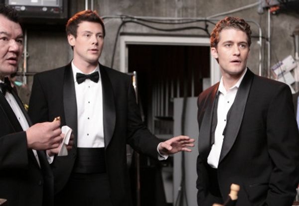 Patrick Gallagher, Cory Monteith and Matthew Morrison Photo