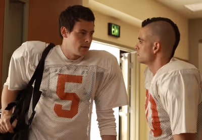 Cory Monteith and Mark Salling Photo