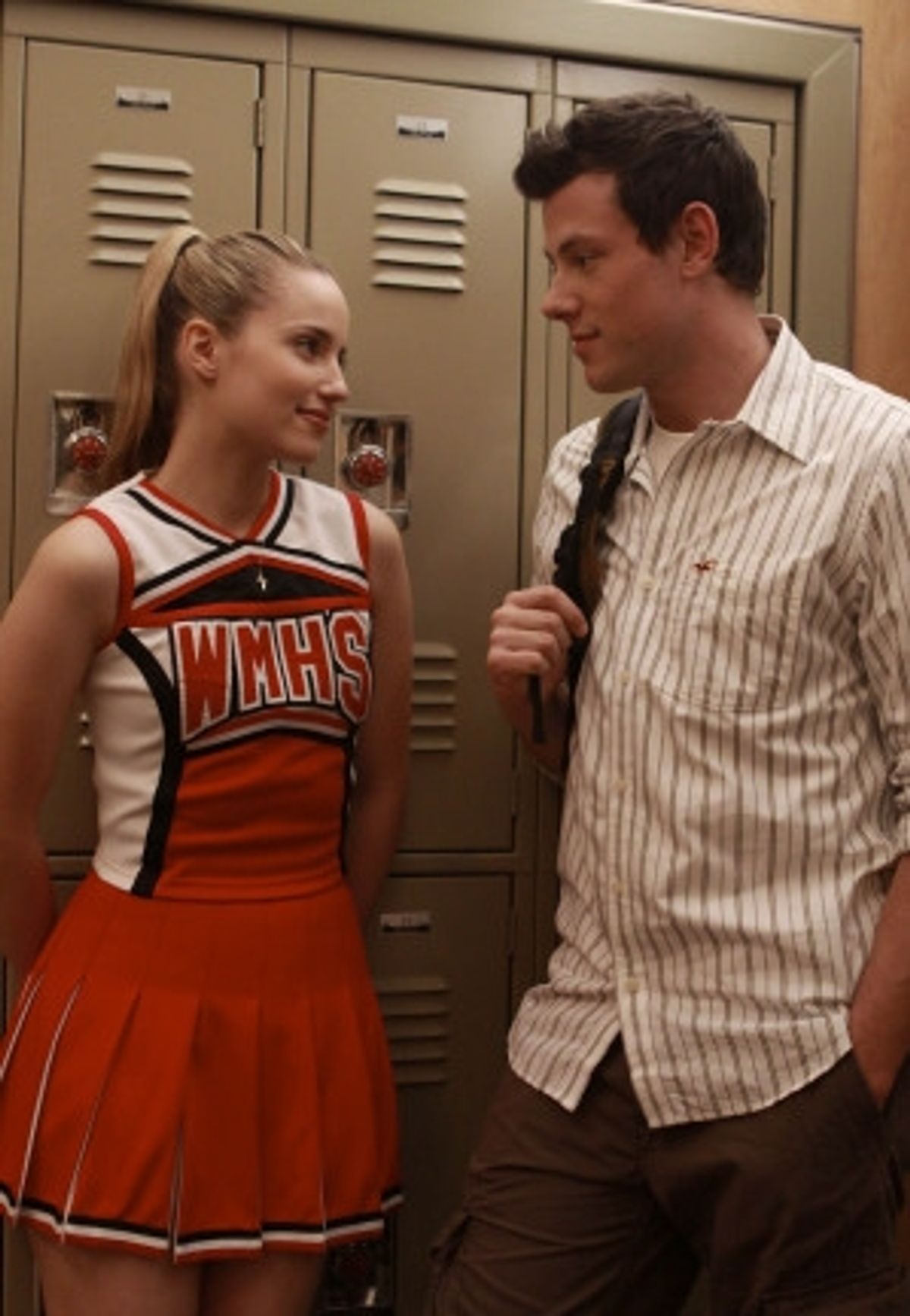 Cory Monteith and Dianna Agron at 