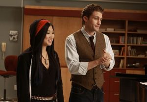 Jenna Ushkowitz and Matthew Morrison @ BroadwayWorld Jenna Ushkowitz and Matthew Morrison Photo
