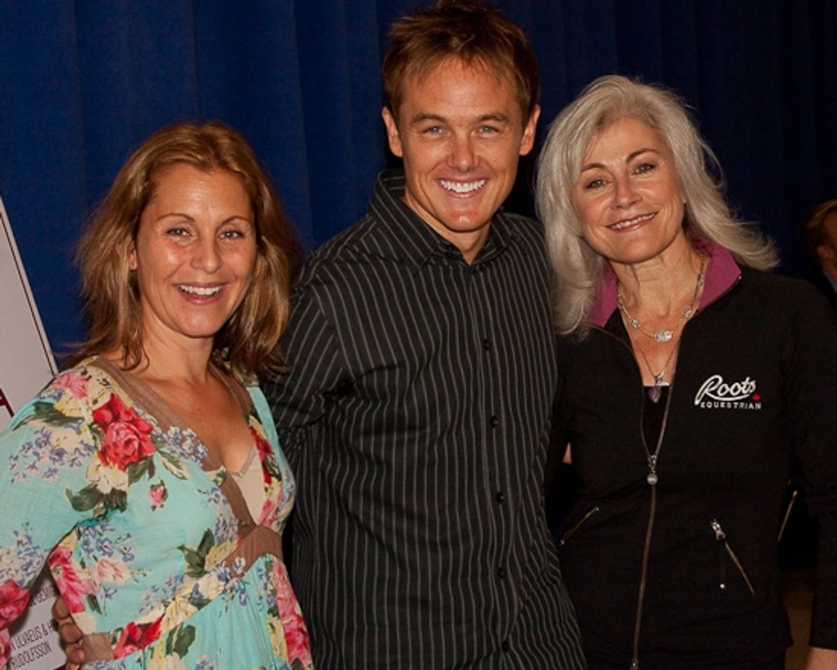 Helen Sjoholm, Kevin Odekirk, and Louise Pitre at 