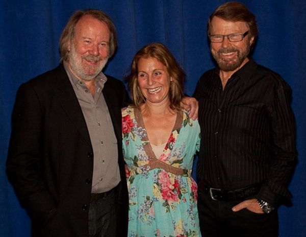 Benny Andersson, Helen Sjoholm, and Bjorn Ulvaeus Photo