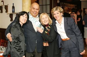 The 39 Steps producers Harriet Leve, Pat Addiss and Pam Laudenslager with this year’s winner, Steve Solis at Tony di Napoli’s @ BroadwayWorld The 39 Steps producers Harriet Leve, Pat Addiss and Pam Laudenslager with this yearà Photo