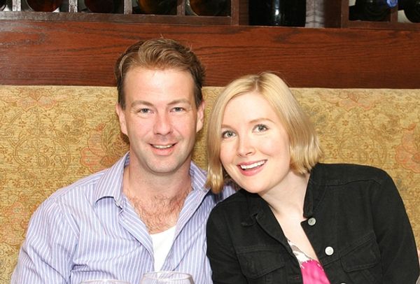 The 39 Steps talented understudies Cameron Folmar and Nisi Sturgis.  Photo