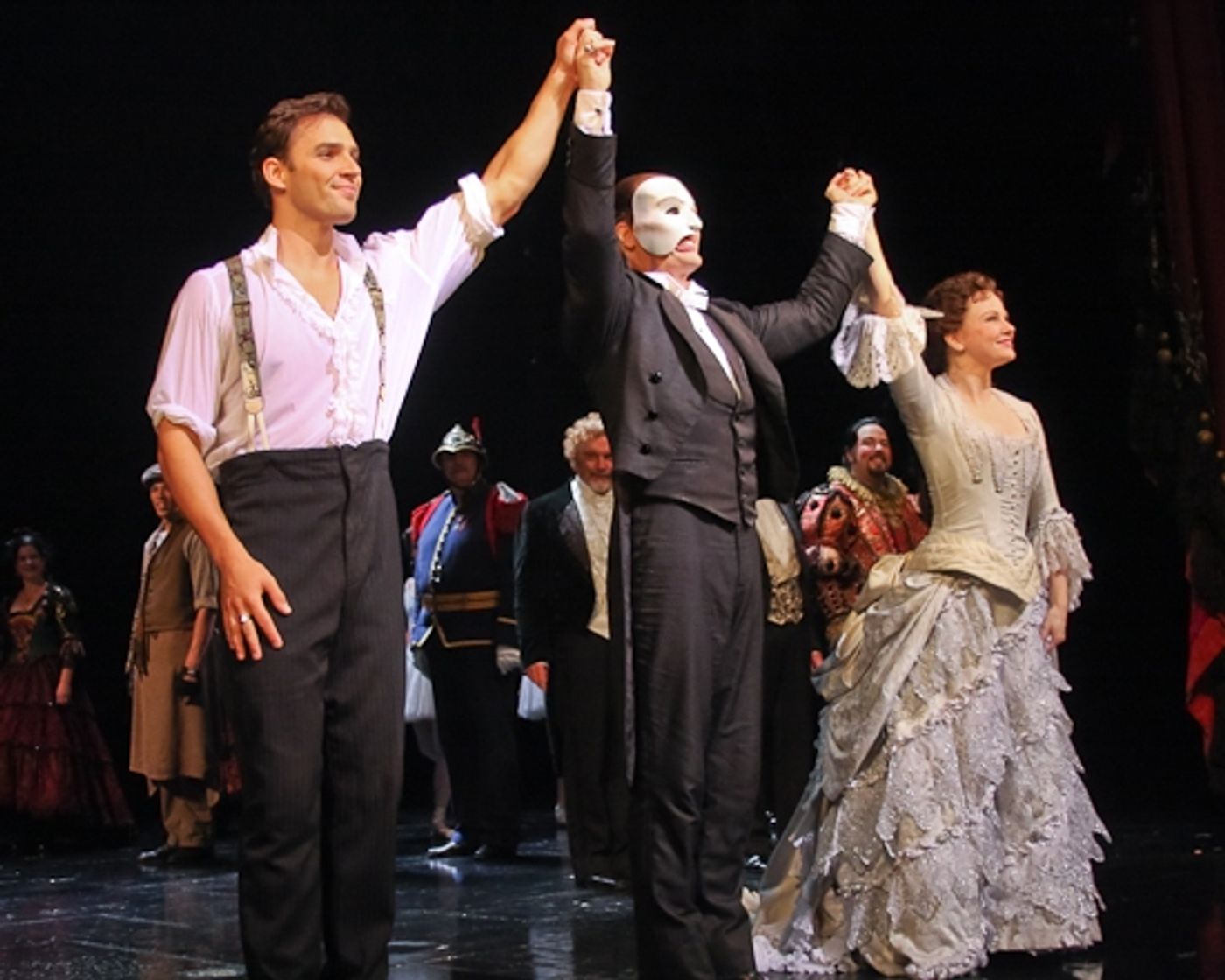 Photo Coverage: THE PHANTOM OF THE OPERA 's 9000th Performance on Broadway - Curtain Call  Image