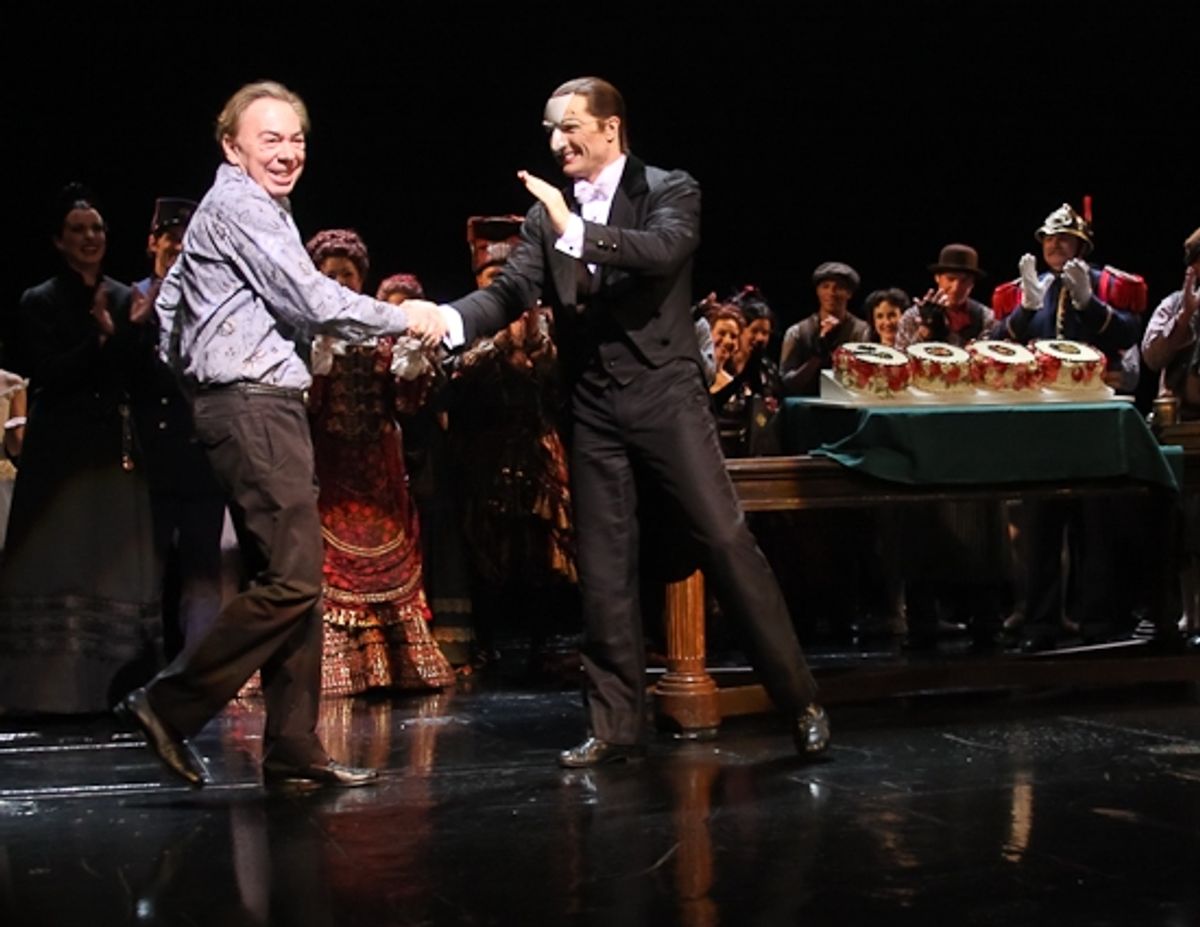 Andrew Lloyd Webber and John Cudia
 at 