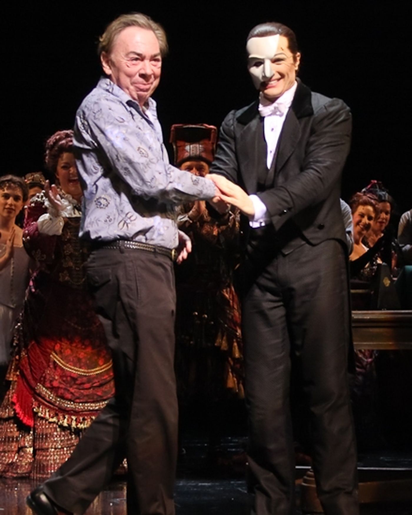 Photo Coverage: THE PHANTOM OF THE OPERA 's 9000th Performance on Broadway - Curtain Call  Image