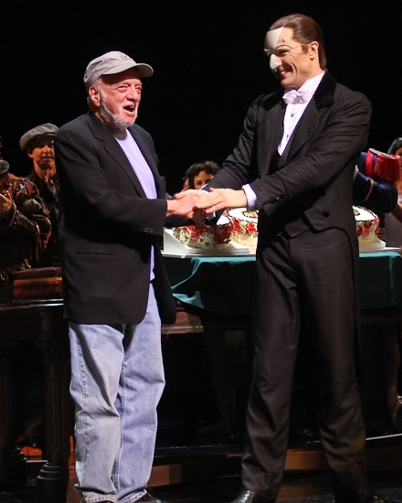 Photo Coverage: THE PHANTOM OF THE OPERA 's 9000th Performance on Broadway - Curtain Call  Image