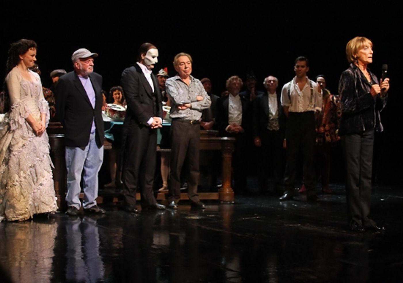 Photo Coverage: THE PHANTOM OF THE OPERA 's 9000th Performance on Broadway - Curtain Call  Image