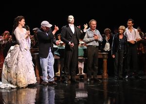 Jennifer Hope Wills, Harold Prince, John Cudia, Andrew Lloyd Webber, Gillian Lynne an Photo