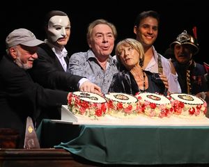 Harold Prince, John Cudia, Andrew Lloyd Webber, Gillian Lynne and Ryan Silverman Photo