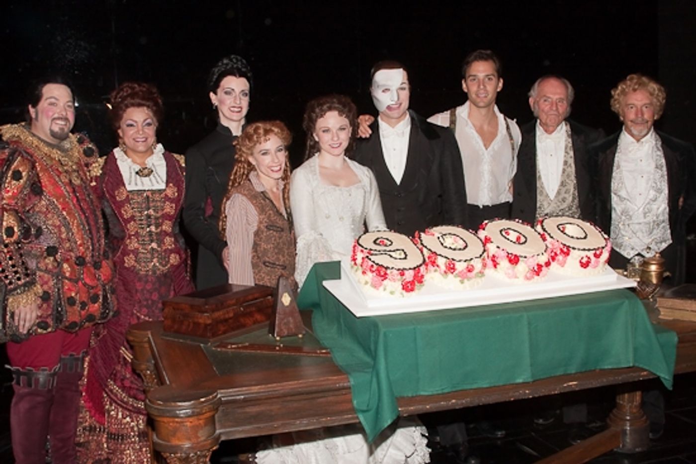 Photo Coverage: THE PHANTOM OF THE OPERA 's 9000th Performance on Broadway - Curtain Call  Image