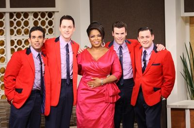 Dominic Scaglione Jr., Shonn Wiley, Oprah Winfrey, Michael Cunio and Michael Ingersol Photo
